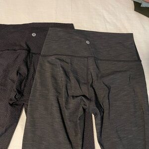 2 pairs of Lululemon full length leggings
